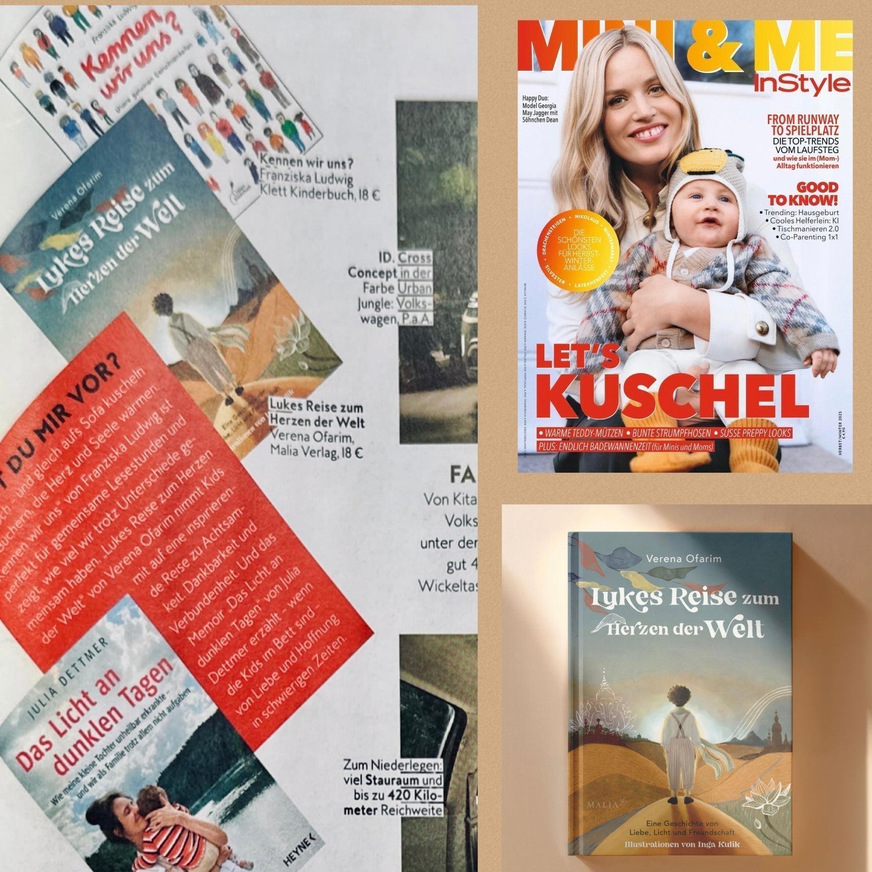 Mein Buch: Lukes Reise zum Herzen der Welt, in der InStyle MINI & Me