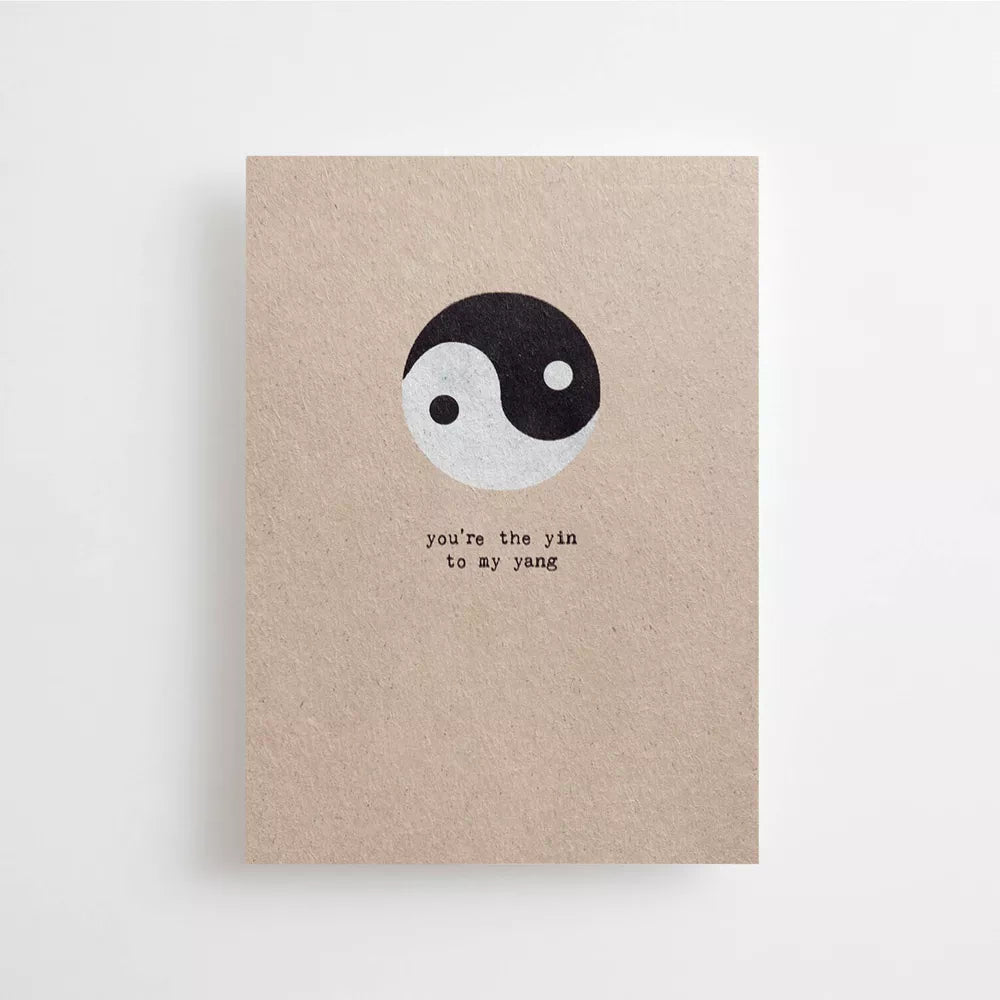 Postkarte, Anna Cosma, yin und Yang, Geschenk, Papeterie, cosmic child