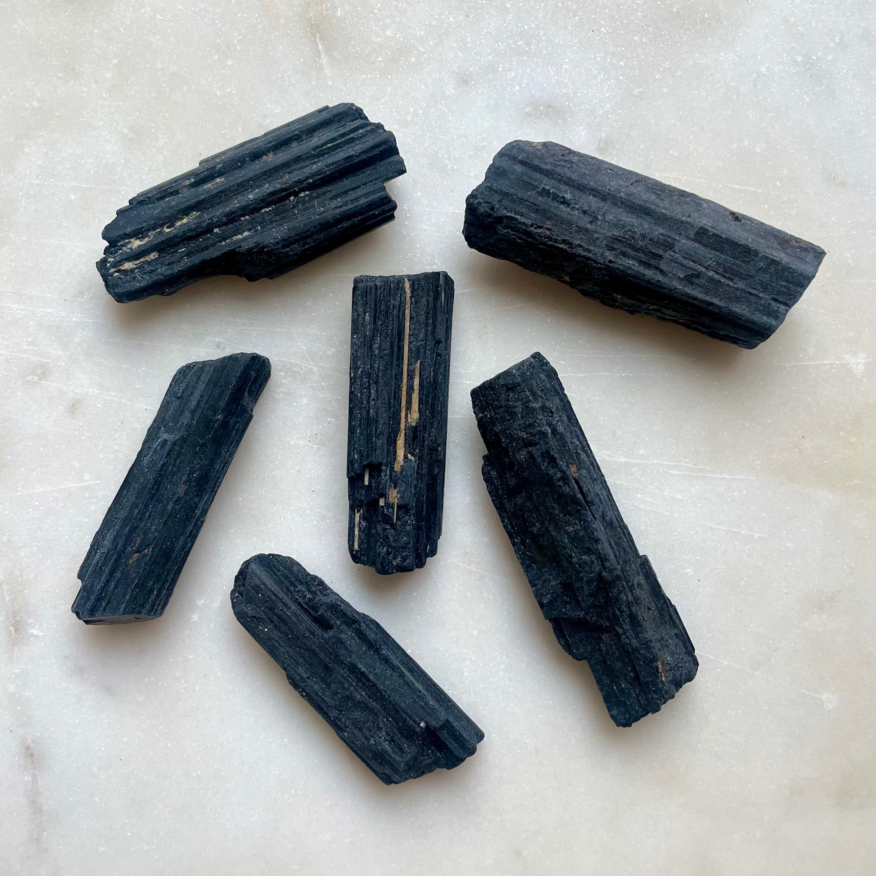 Schwarzer Turmalin Schutzstein