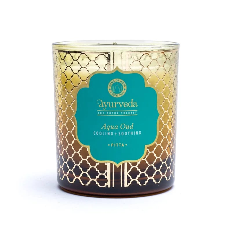 Ayurvedische Duftkerze mit Kokosbutter und Sojawachs