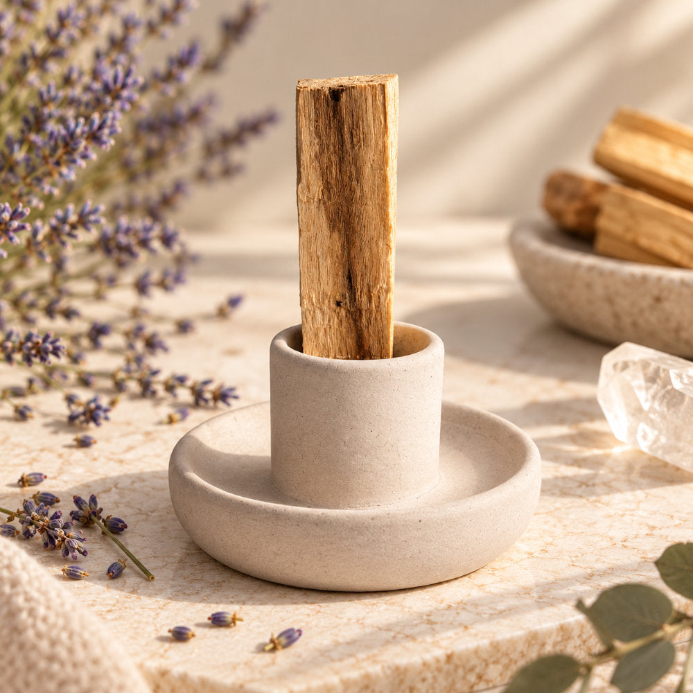 Palo Santo Räucherhalter aus Keramik