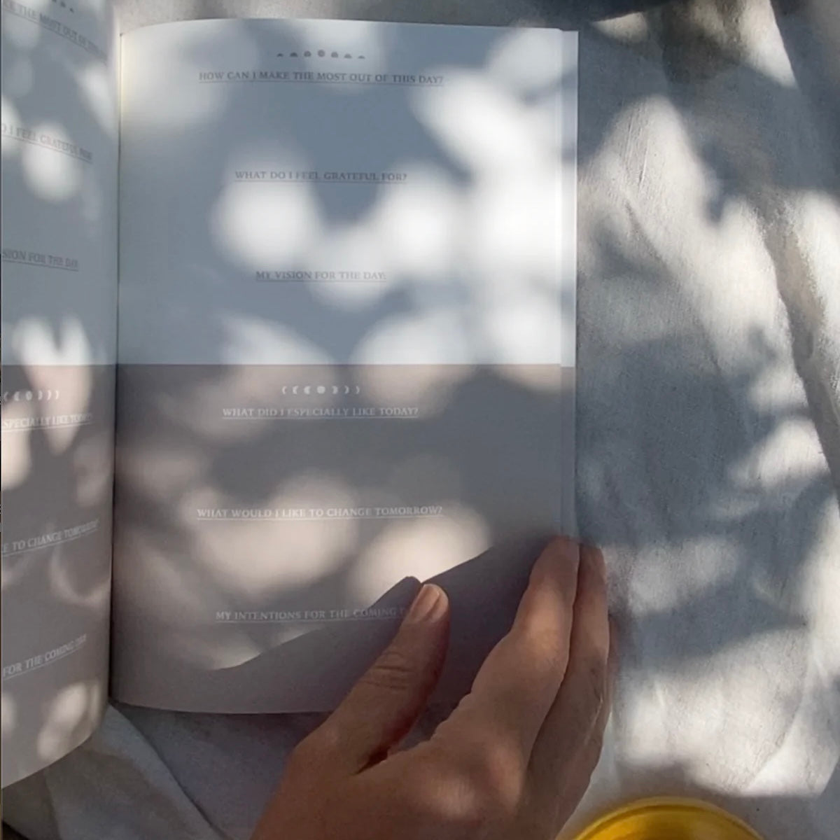 NOTIZHEFT - GOLDEN DAYS AHEAD - DAY & NIGHT INTENTIONS von ANNA COSMA