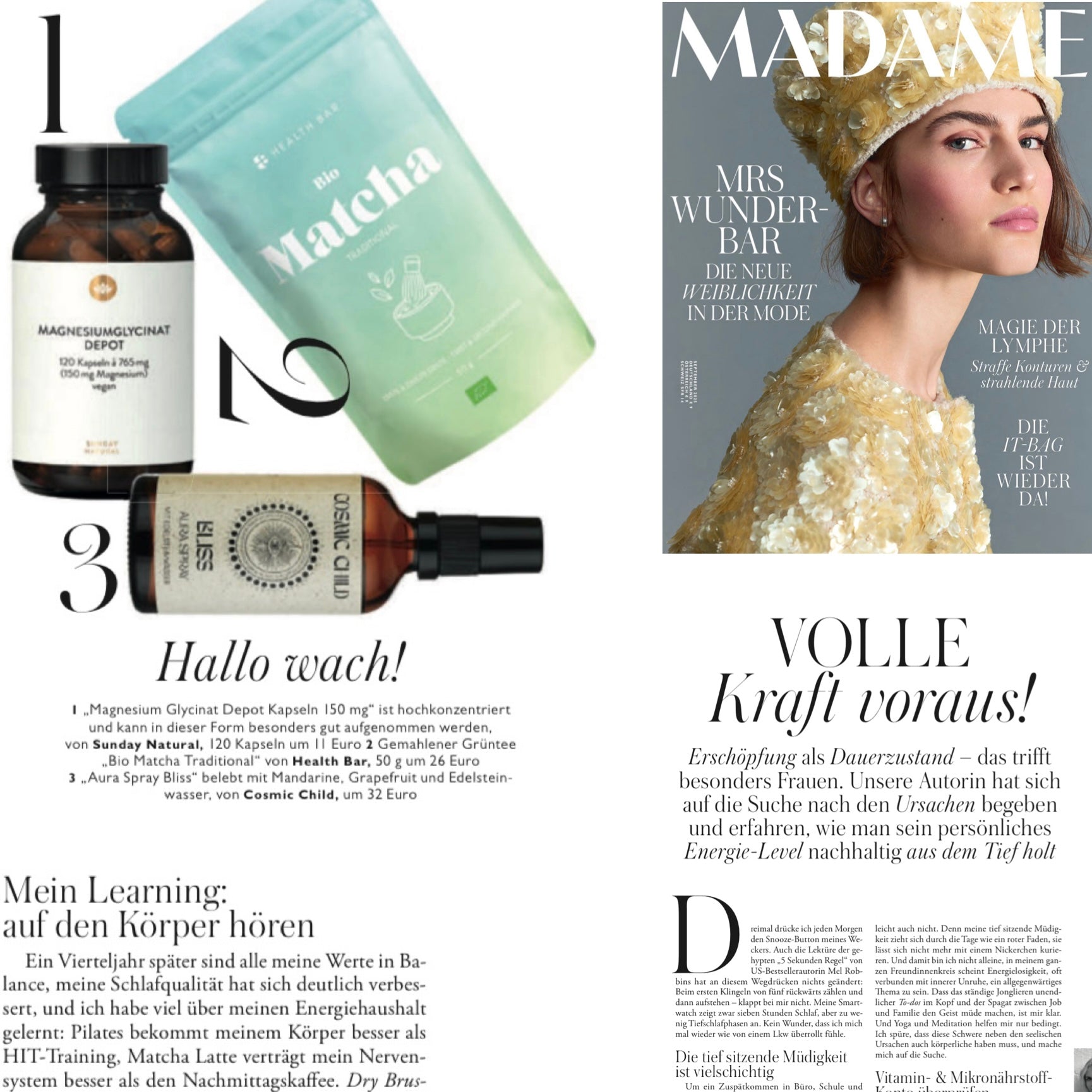 Volle Kraft voraus: Unser COSMIC CHILD AURA Spray BLISS in der MADAME