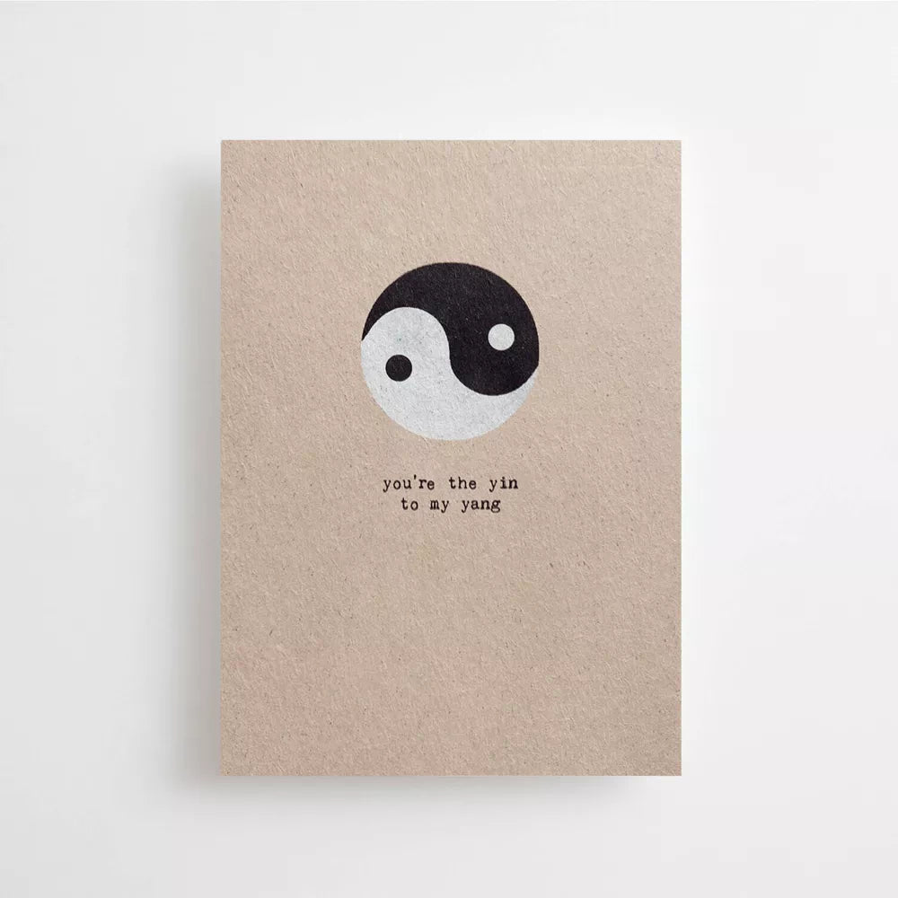 Postkarte, Anna Cosma, yin und Yang, Geschenk, Papeterie, cosmic child 