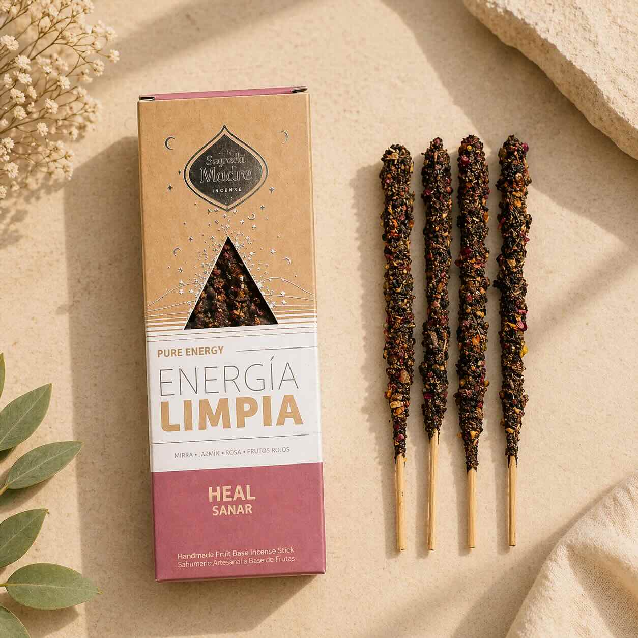 Sagrada Madre Pure Energy Räucherstäbchen – Reborn, Heal & Revitalize | Cosmic Child
