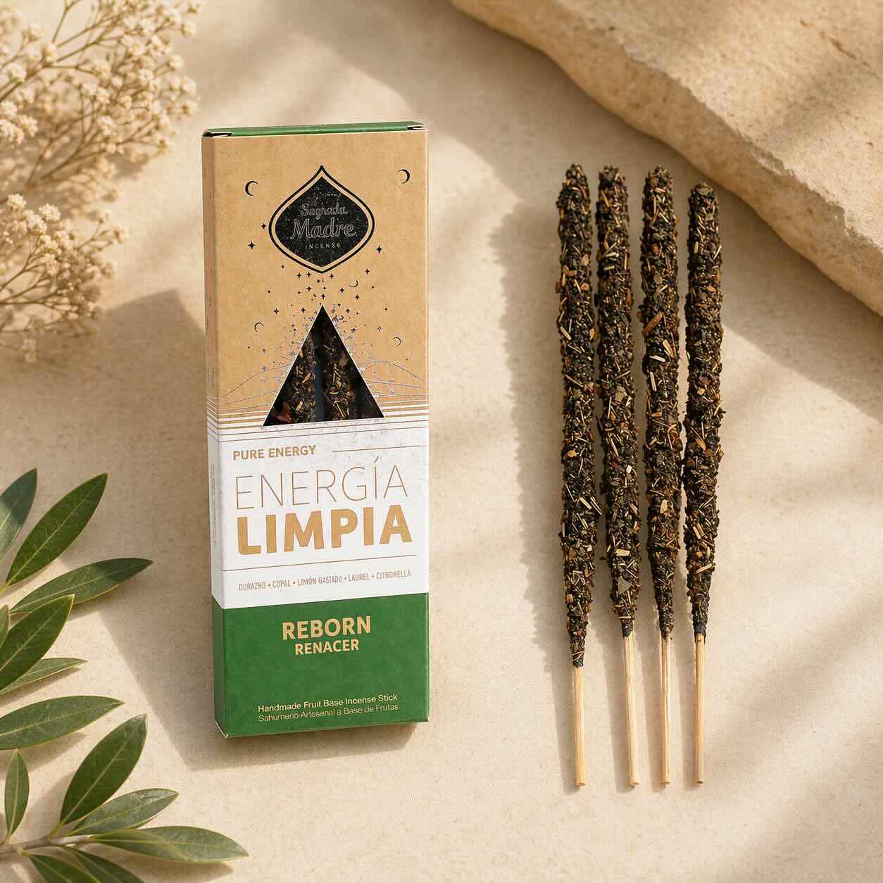 Sagrada Madre Pure Energy Räucherstäbchen – Reborn, Heal & Revitalize | Cosmic Child