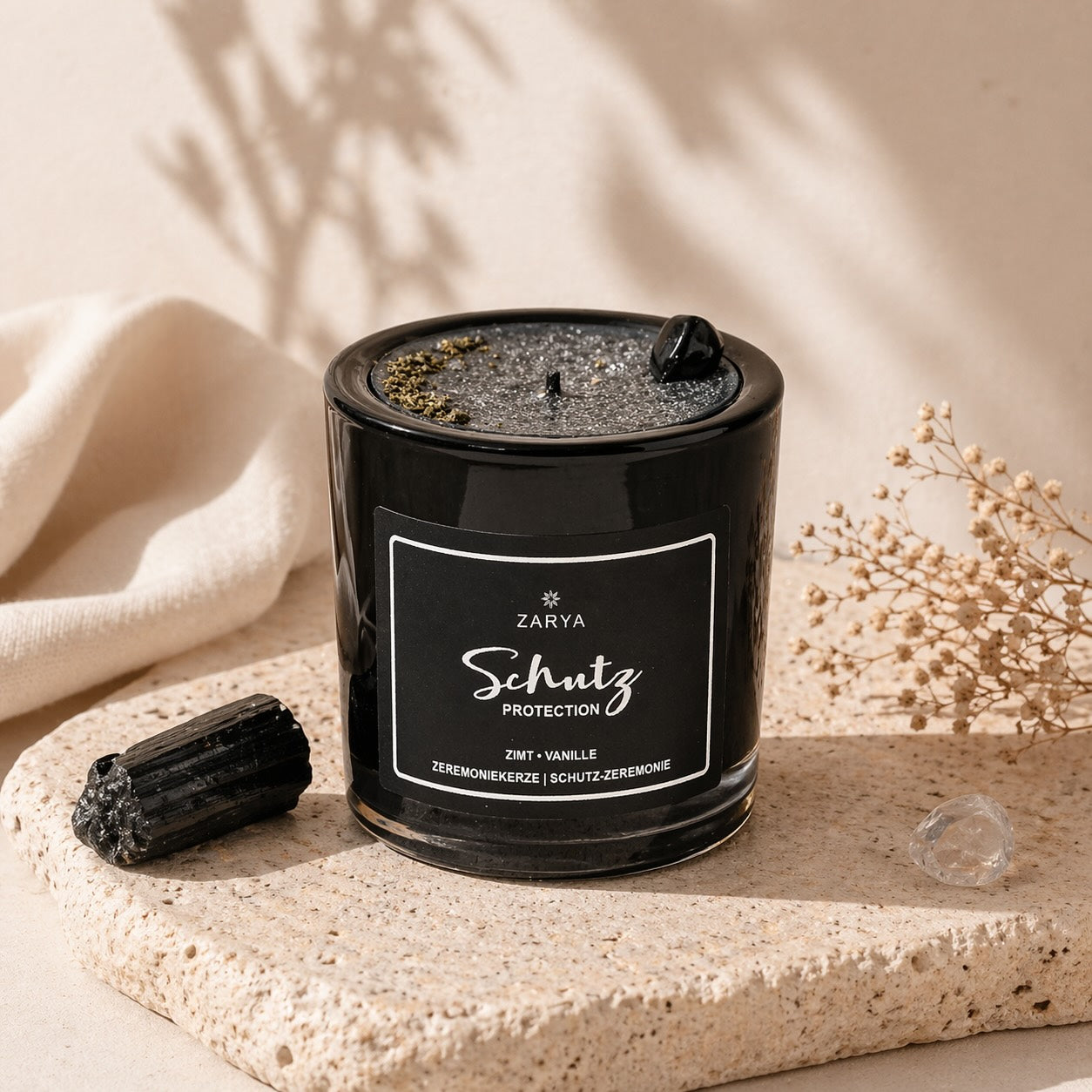 Schutzkerze ZARYA  Zimt & Vanille